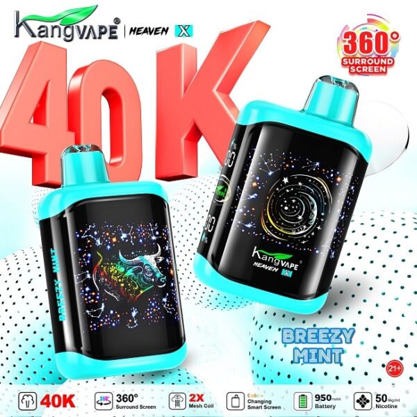 Kang  Vape - Breezy-mint 40K Puffs