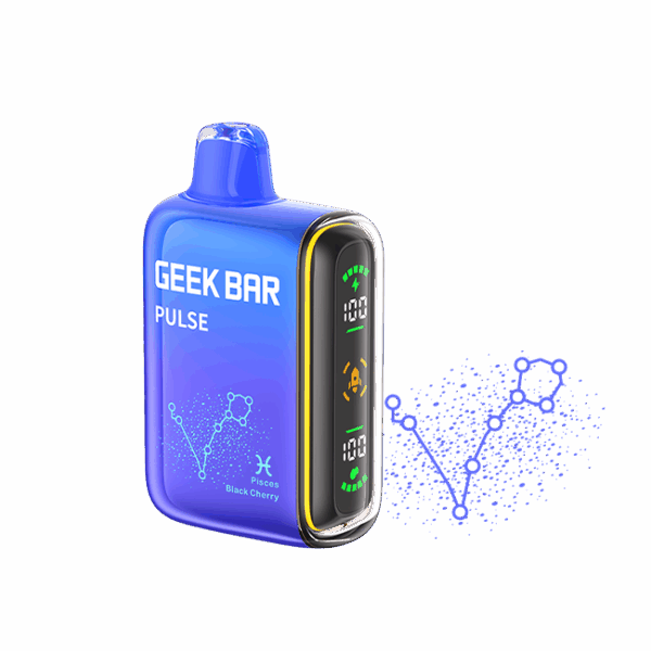 Geek Bar Pulse 15K Puff Rechargeable Disposable Vape-Black Cherry