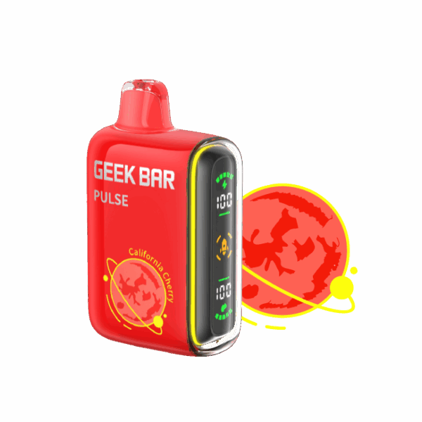 Geek Bar Pulse 15K Puff Rechargeable Disposable Vape-California Cherry