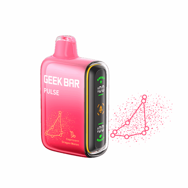 Geek Bar Pulse 15K Puff Rechargeable Disposable Vape-Dragon Melon