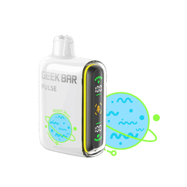 Geek Bar Pulse 15K Puff Rechargeable Disposable Vape-Miami Mint