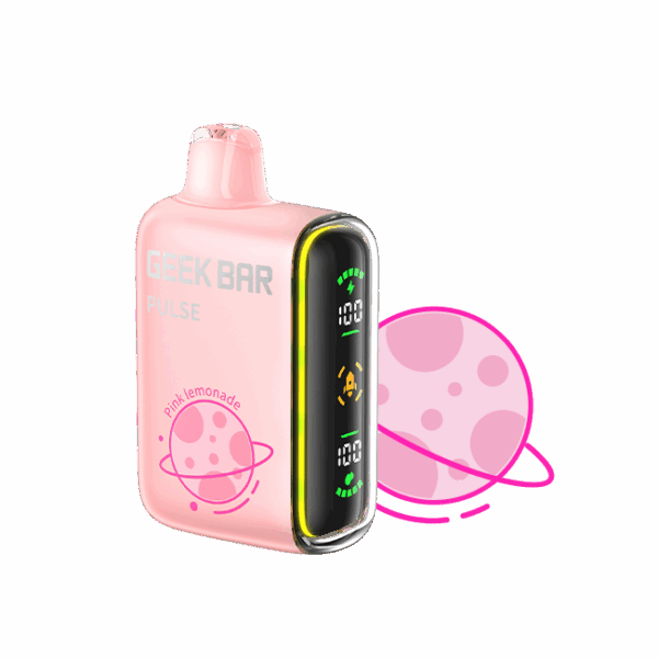 Geek Bar Pulse 15K Puff Rechargeable Disposable Vape-Pink Lemonade