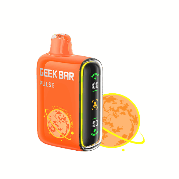 Geek Bar Pulse 15K Puff Rechargeable Disposable Vape-Strawberry Mango