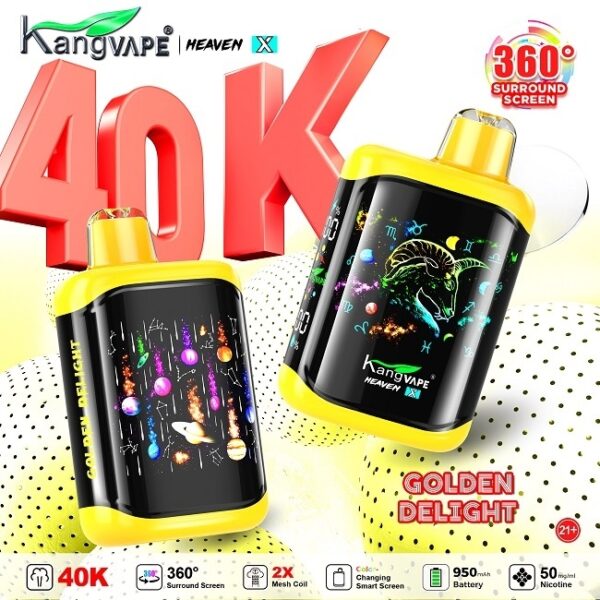 Kang  Vape - golden-delight 40K Puffs